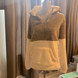 Faux sherpa jacket - never been worn, great condition.